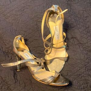 Metallic Jimmy Choo Heels